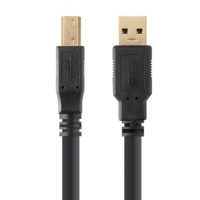 Monoprice 13747 MONOPRICE SELECT SERIES USB 3.0 TYPE-A TO TYPE-B CABLE_ BLACK_ 3FT