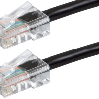 Monoprice 14259 MONOPRICE ZEROBOOT CAT5E ETHERNET PATCH CABLE - RJ45_ STRANDED_ 350MHZ_ UTP_ PUR