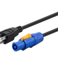 Monoprice 14559 STAGE RIGHT BY MONOPRICE 16 AWG NEMA 5-15P TO POWERCON CONNECTOR 6FT