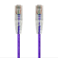 Monoprice 14796 SLIMRUN CAT6 UTP CABLE-1FT PURPLE