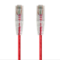 Monoprice 14822 SLIMRUN CAT6 UTP CABLE-14FT RED