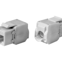 Monoprice 15656 MONOPRICE CAT6 RJ-45 TOOLLESS 180-DEGREE KEYSTONE_ WHITE