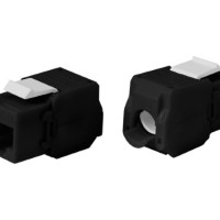 Monoprice 15663 MONOPRICE CAT6A RJ45 TOOLLESS 180-DEGREE KEYSTONE JACK FOR 22-24AWG SOLID WIRE_
