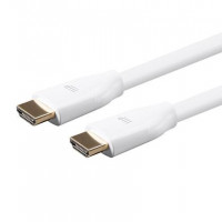Monoprice 16117 MONOPRICE 4K CERTIFIED PREMIUM HIGH SPEED HDMI CABLE 3FT - 18GBPS WHITE
