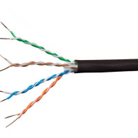 Monoprice 18600 MONOPRICE CAT6A ETHERNET BULK CABLE - SOLID_ 550MHZ_ UTP_ CMR_ RISER RATED_ PURE