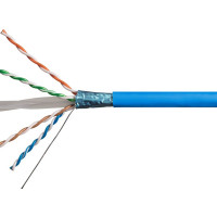 Monoprice 18608 MONOPRICE CAT6 ETHERNET BULK CABLE - SOLID_ 550MHZ_ STP_ CMR_ RISER RATED_ PURE