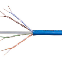 Monoprice 21794 MONOPRICE CAT6A 1000FT BLUE CMP UL BULK CABLE, TAA, SOLID, UTP, 23AWG, 550MHZ, 1