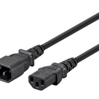 Monoprice 24192 MONOPRICE EXTENSION CORD - IEC 60320 C14 TO IEC 60320 C13_ 14AWG_ 15A/1875W_ 3-P