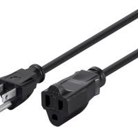 Monoprice 24200 MONOPRICE EXTENSION CORD - NEMA 5-15P TO NEMA 5-15R_ 16AWG_ 13A/1625W_ 3-PRONG_