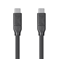 Monoprice 24283 MONOPRICE ESSENTIALS USB TYPE C TO TYPE C 2.0 CABLE - 480MBPS_ 5A_ 26AWG_ BLACK_