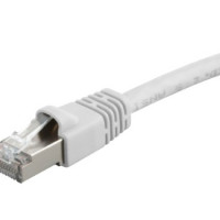 Monoprice 24353 MONOPRICE CAT6A 7FT WHITE PATCH CABLE_ DOUBLE SHIELDED (S/FTP)_ 26AWG_ 10G_ PURE