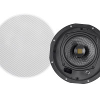 Monoprice 24434 MONOPRICE AMBER CEILING SPEAKERS 6.5-INCH 2-WAY CARBON FIBER WITH RIBBON TWEETER