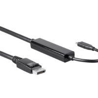 Monoprice 24444 MONOPRICE NYLON BRAIDED USB-C TO LIGHTNING CABLE - 3 FEET - BLACK ( MFI CERTIFIE