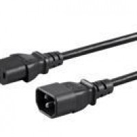 Monoprice 27310 MONOPRICE EXTENSION CORD - IEC 60320 C14 TO IEC 60320 C13_ 16AWG_ 13A/1625W_ 3-P