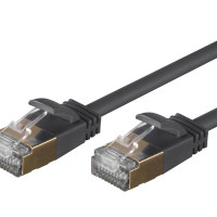 Monoprice 27468 MONOPRICE SLIMRUN CAT6A ETHERNET PATCH CABLE - SNAGLESS RJ45_ STRANDED_ F/FTP_ P