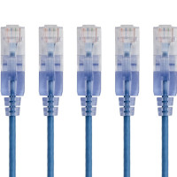 Monoprice 29425 MONOPRICE SLIMRUN CAT6A ETHERNET PATCH CABLE - SNAGLESS RJ45_ UTP_ PURE BARE COP
