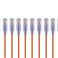 Monoprice 29442 MONOPRICE SLIMRUN CAT6A ETHERNET PATCH CABLE - SNAGLESS RJ45_ UTP_ PURE BARE COP