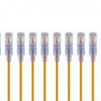 Monoprice 29443 MONOPRICE SLIMRUN CAT6A ETHERNET PATCH CABLE - SNAGLESS RJ45_ UTP_ PURE BARE COP
