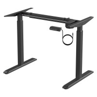 Monoprice 31290 SIT-STAND DESK, FRAME ONLY, 1-MOTOR, BLACK