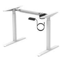 Monoprice 31291 SIT-STAND DESK, FRAME ONLY, 1-MOTOR, WHITE