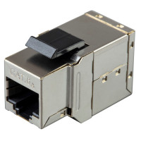 Monoprice 33869 MONOPRICE 8P8C RJ45 CAT6A SHIELDED INLINE COUPLER TYPE KEYSTONE JACK