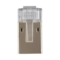 Monoprice 34417 THESE CONNECTORS FEATURE A METAL OVERLAY TO PROVIDE SHIELDING FROM EXTERNAL INTE