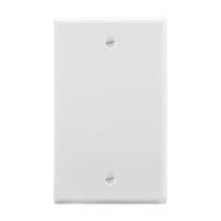 Monoprice 34491 1-GANG BLANK WALL PLATE_ WHITE