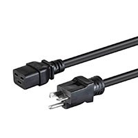 Monoprice 35058 MONOPRICE HEAVY DUTY POWER CORD - NEMA 5-20P TO IEC 60320 C19_ 12AWG_ 20A/2500W_