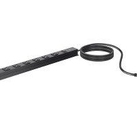Monoprice 35097 MONOPRICE 6 OUTLET METAL SURGE PROTECTOR POWER STRIP WITH 15FT CORD, 540 JOULES,