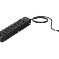 Monoprice 35098 MONOPRICE HEAVY DUTY 6 OUTLET METAL SURGE POWER STRIP, 540 JOULES, WITH 6FT CORD