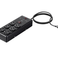 Monoprice 35100 MONOPRICE HEAVY DUTY 6 OUTLET METAL SURGE POWER BOX, 540 JOULES, WITH 6FT CORD,