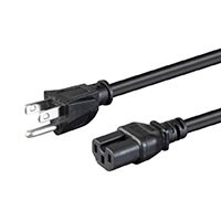 Monoprice 35115 MONOPRICE HEAVY DUTY POWER CORD - NEMA 5-15P TO IEC 60320 C15_ 14AWG_ 15A/1875W_