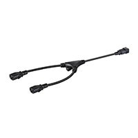 Monoprice 35118 MONOPRICE HEAVY DUTY SPLITTER POWER CORD - IEC 60320 C20 TO 2X IEC 60320 C13_ 14