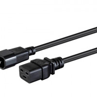 Monoprice 35134 MONOPRICE POWER CORD - IEC 60320 C14 TO IEC 60320 C19 14AWG 15A/1875W SJT 100-25