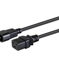 Monoprice 35135 MONOPRICE POWER CORD - IEC 60320 C14 TO IEC 60320 C19 14AWG 15A/1875W SJT 100-25