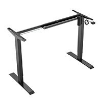 Monoprice 35377 SIT-STAND DESK, FRAME ONLY, 1-MOTOR, BLACK
