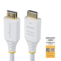 Startech HDMI2-CABLE-4K60-10W 10FT (3M) PREMIUM CERTIFIED HIGH SPEED HDMI CABLE, 4K 60HZ/1440P 144HZ, HDR10/HD