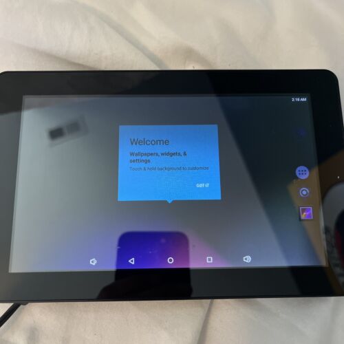 Mimo Monitors MCT-70HPQ-POE 7 HIGH PERFORMANCE COMMERCIAL ANDROID TABLET WITH POE; 5-POINT PCAP TOUCH (OPTIO