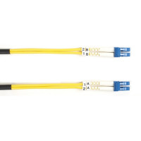 Black Box FOSM-LSZH-010M-LCLC OS2 9/125 SINGLEMODE FIBER OPTIC PATCH CABLE - LSZH, LC TO LC, YELLOW, 10-M (32.