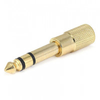 Monoprice 7169 MONOPRICE METAL 1/4IN (6.35MM) TRS STEREO PLUG TO 3.5MM TRS STEREO JACK ADAPTER_
