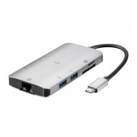 Monoprice 35509 MONOPRICE CONSUL SERIES USB-C HDMI ADAPTER WITH GIGABIT ETHERNET_ 3-PORT USB 3.0