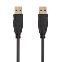 Monoprice 38598 MONOPRICE SELECT USB 3.0 TYPE-A TO TYPE-A CABLE_ 6FT_ BLACK