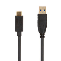 Monoprice 38610 MONOPRICE SELECT USB 3.0 TYPE-C TO TYPE-A CABLE_ 6FT_ BLACK