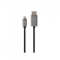 Monoprice 39240 MONOPRICE BIDIRECTIONAL USB TYPE-C TO DISPLAYPORT CABLE - 4K@60HZ_ BLACK_ 6FT
