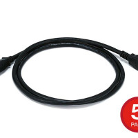 Monoprice 39916 MONOPRICE USB TYPE-A TO USB TYPE-B 2.0 CABLE - 28/24AWG GOLD PLATED BLACK 3FT_ 5