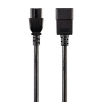 Monoprice 40065 MONOPRICE POWER CORD - IEC 60320 C20 TO IEC 60320 C15_ 14AWG_ 15A/1875W_ 3-PRONG