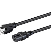 Monoprice 40071 THIS NORTH AMERICA NEMA® 5‑15 PLUG TO IEC 60320 C15 FEMALE CONNECTOR P