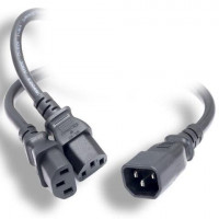 Monoprice 41096 CONNECT TWO DEVICES WITH C14 CONNECTIONS