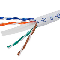 Monoprice 41364 MONOPRICE CAT6 1000FT WHITE CMR UL BULK CABLE_ SOLID_ UTP_ 23AWG_ 550MHZ_ PURE B