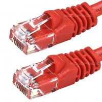 Monoprice 41455 MONOPRICE CAT5E ETHERNET PATCH CABLE - SNAGLESS RJ45_ STRANDED_ 350MHZ_ UTP_ PUR